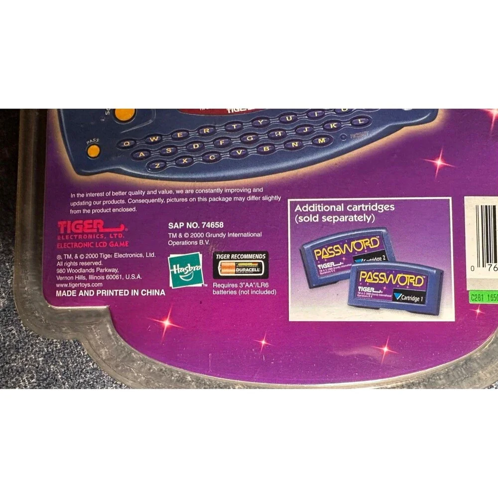 Tiger Electronics Super Password Brand New & Sealed 2000
